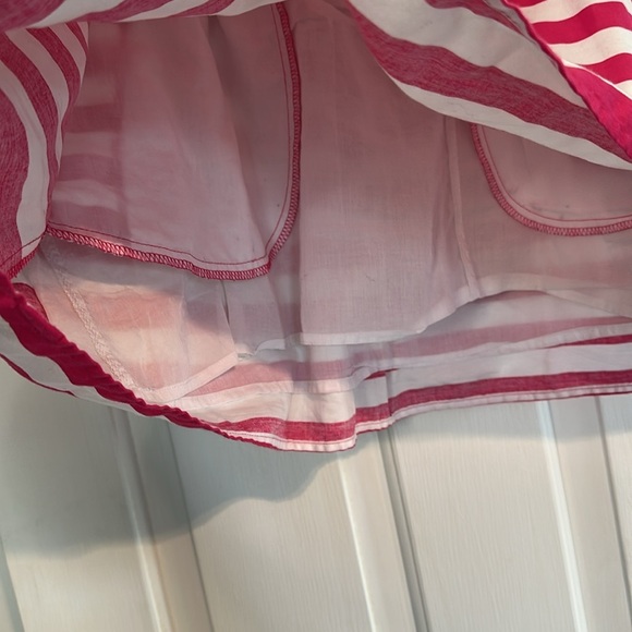 Lilly Pulitzer pink and white Mini Skirt size XL - Picture 2 of 5